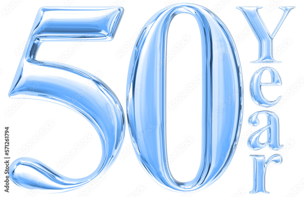 Happy Anniversary Number 3D Render Happy Anniversary Number 3D Render