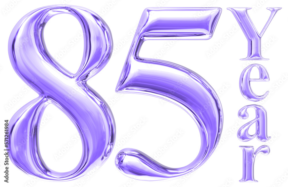 Happy Anniversary Number 3D Render Happy Anniversary Number 3D Render