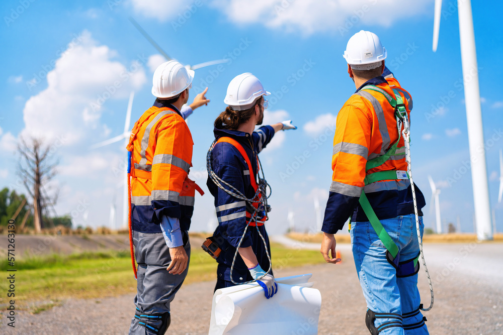 Wind turbine service engineer plan for inspection and maintenance renewable electricity generator Wind turbine service engineer plan for inspection and maintenance renewable electricity generator