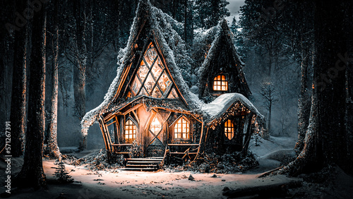 old house in the forest