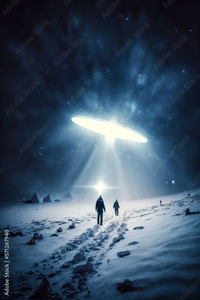 Flying scifi ufo during storm. Ufo. generative ai. Unidentified flying object Flying scifi ufo during storm. Ufo. generative ai. Unidentified flying object
