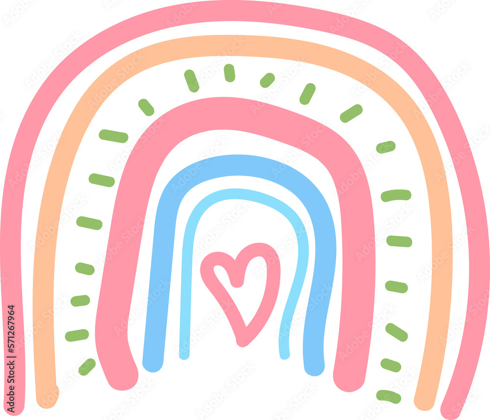 rainbow png file, vector illustration, cartoon rainbow png file, vector illustration, cartoon