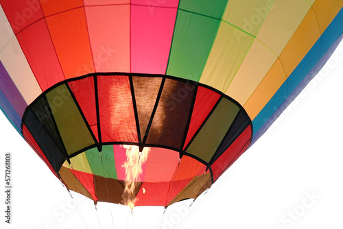 hot air balloon fabric colorful 