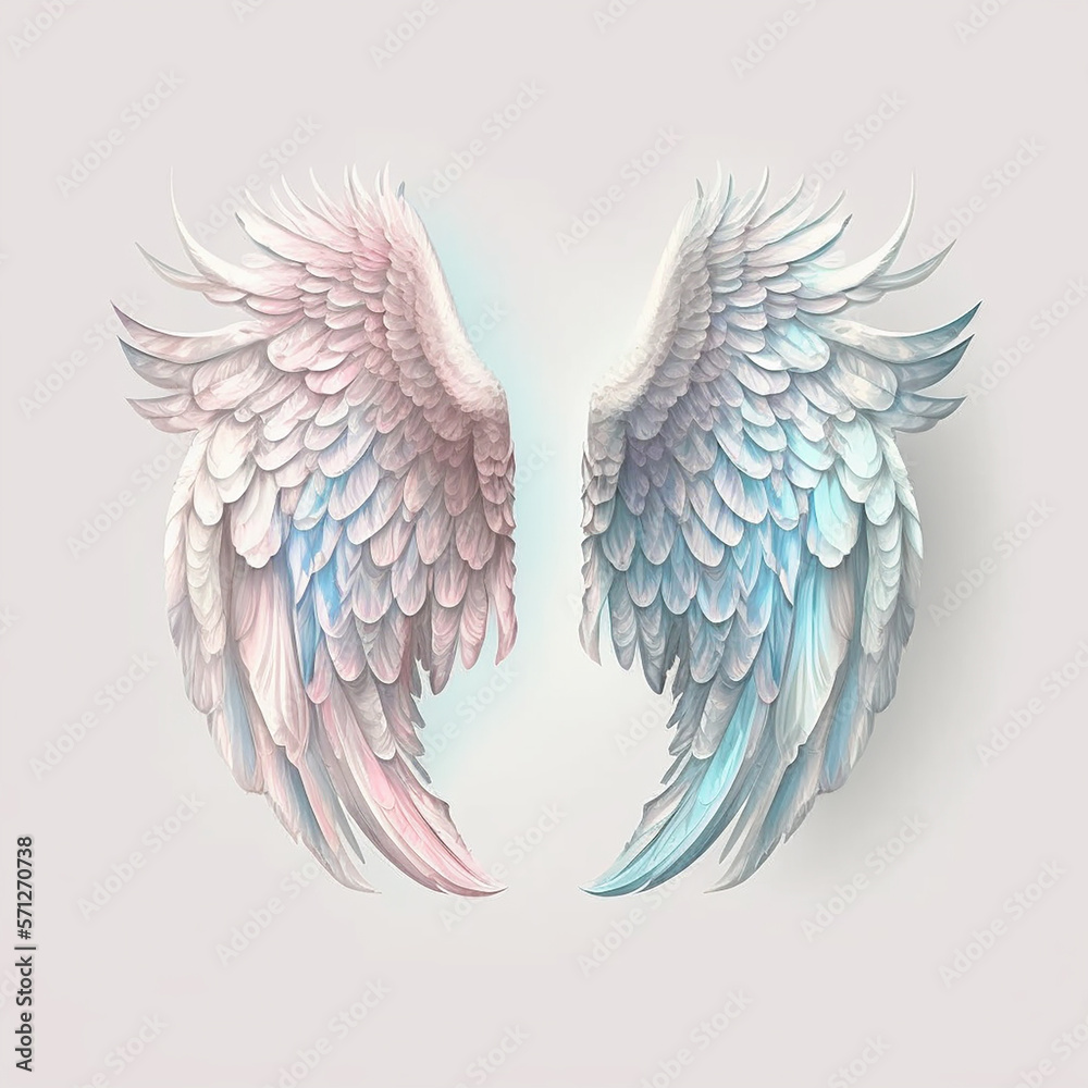 Fototapeta premium dove with wings