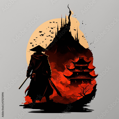 samurai with sword