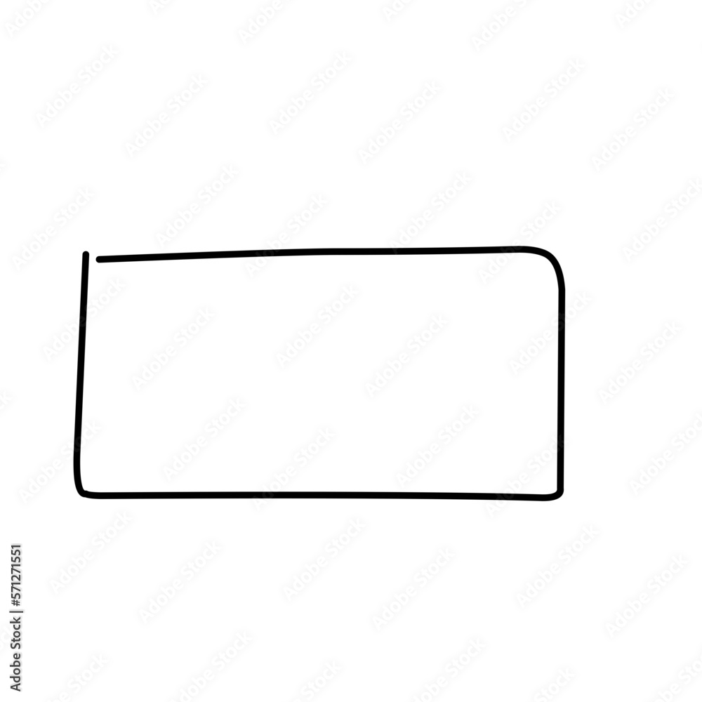 Hand Drawn rectangle