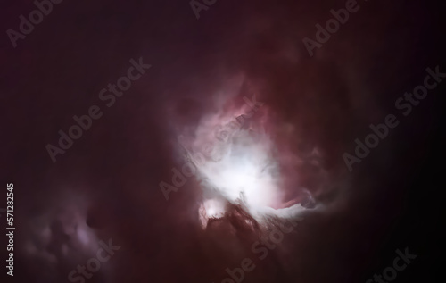 Bild auf Leinwand orion nebula m42 without stars wallpaper