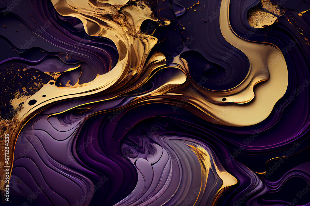 illustration, beautiful abstract fluid art background texture. ink and gold mixed texture.(Created with Generative AI technology) illustration, beautiful abstract fluid art background texture. ink and gold mixed texture.(Created with Generative AI technology)