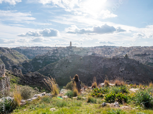 matera view from the front of gravina photo