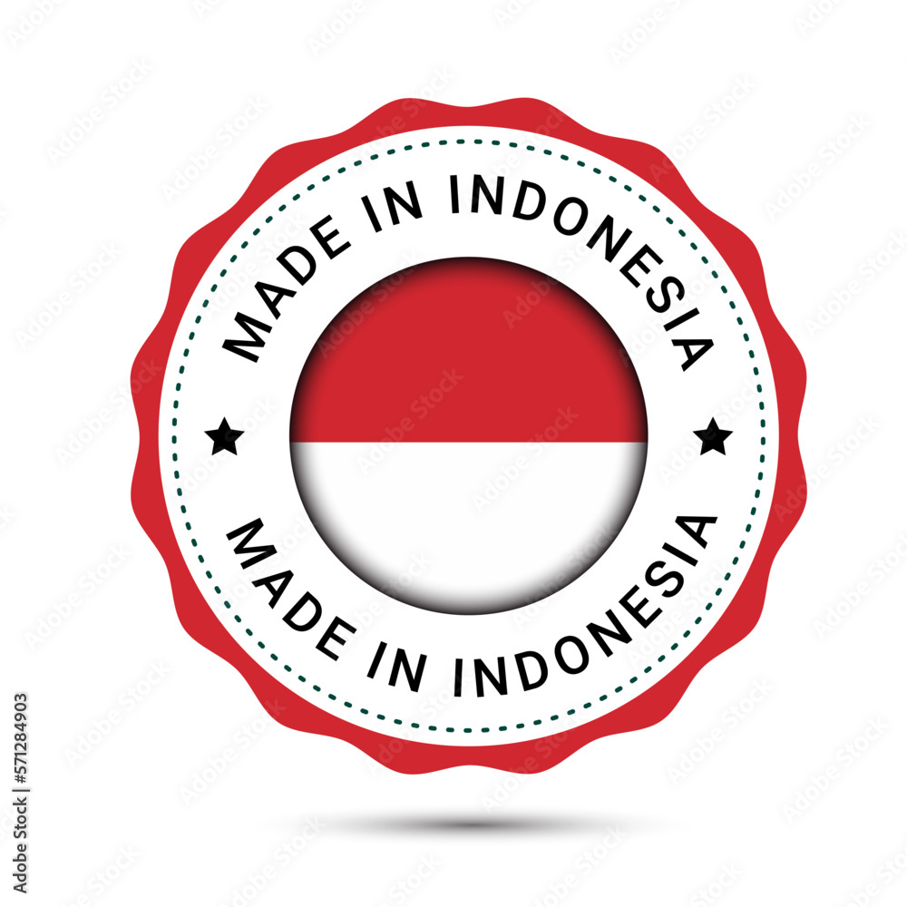 Made in Indonesia vector logo, icons and symbols. Stock Vector Adobe