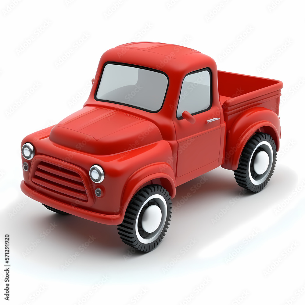 red toy truck