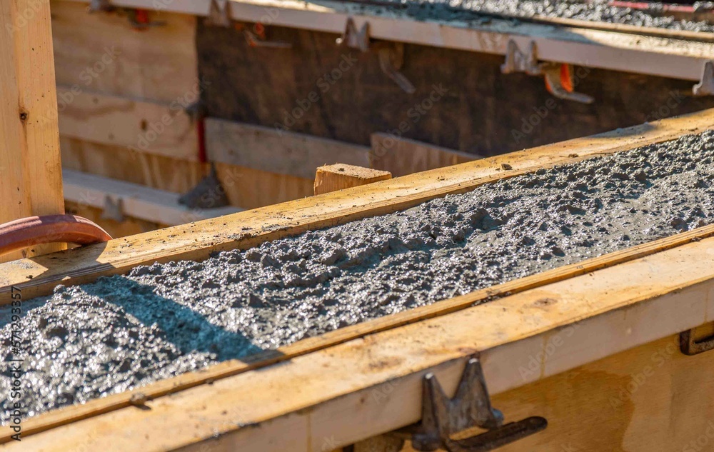 Industrial Construction Concrete Pour Industrial Construction Concrete Pour