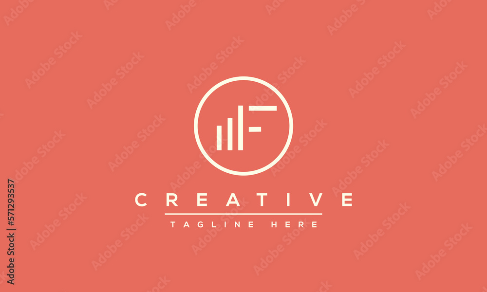 Letter F logo design, Minimalist Abstract Initial letter F financial growth logo Letter F logo design, Minimalist Abstract Initial letter F financial growth logo