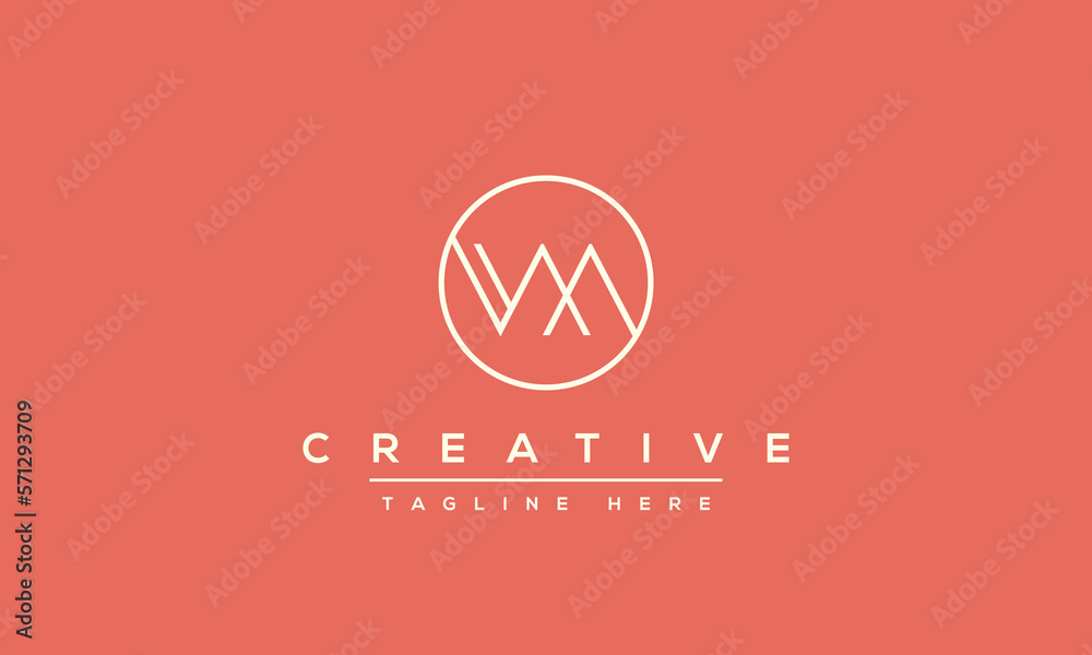 Letter VM logo design, Minimalist Abstract Initial letter VM logo Letter VM logo design, Minimalist Abstract Initial letter VM logo