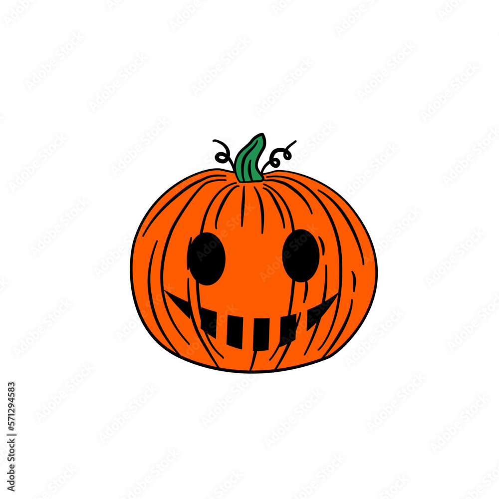 Fototapeta premium halloween pumpkin ghost