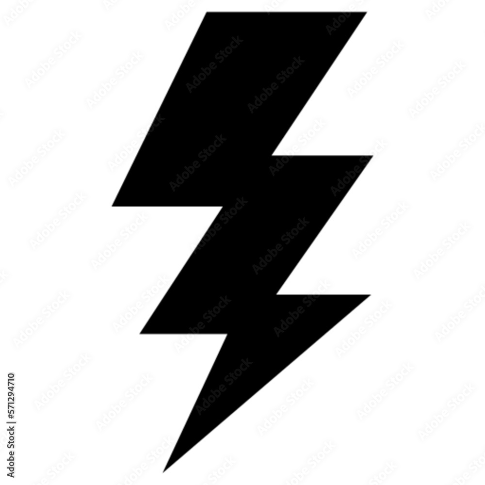 lightning vector, icon, symbol, logo, clipart, isolated. vector illustration. vector illustration isolated on white background.