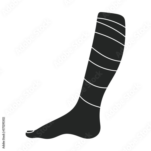 Bandage vector cartoon icon. Vector illustration band on white background. Isolated cartoon illustration icon of bandage .