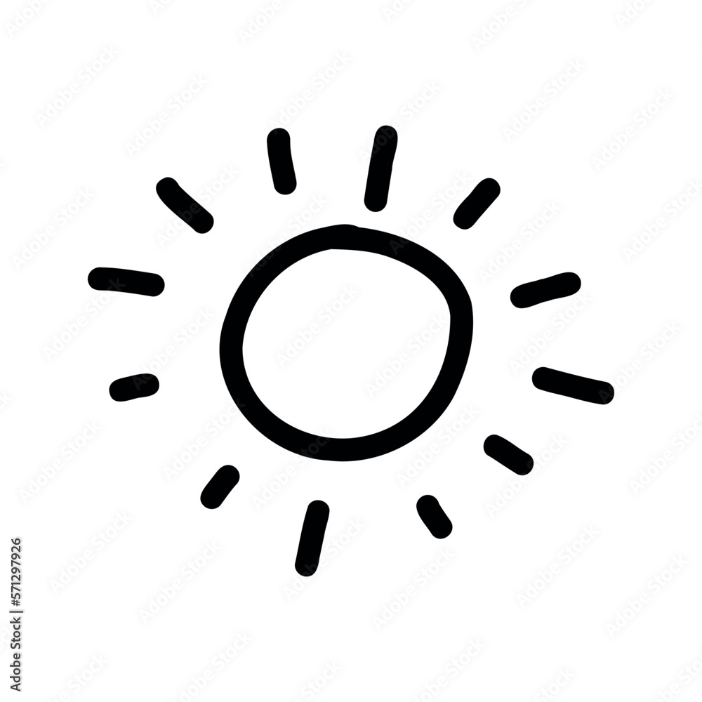 Cute cartoon hand drawn sun drawing. Sweet vector black and white sun drawing. Isolated monochrome doodle sun drawing on white background. Cute cartoon hand drawn sun drawing. Sweet vector black and white sun drawing. Isolated monochrome doodle sun drawing on white background.