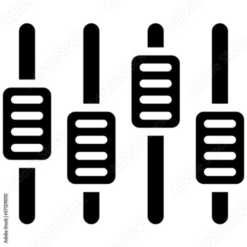 volume mixer vector, icon, symbol, logo, clipart, isolated. vector illustration. vector illustration isolated on white background.