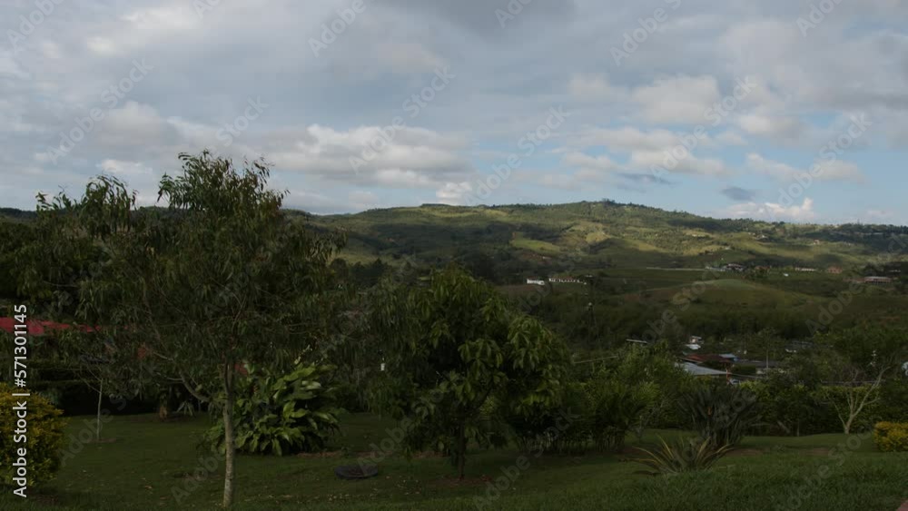 clouds over the hills on a windy day in Colombia clouds over the hills on a windy day in Colombia