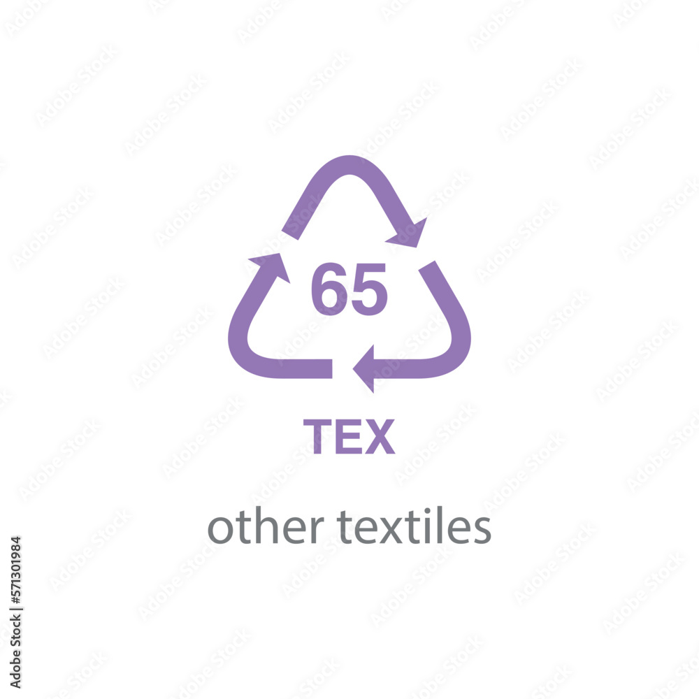 recycle code icon vector template