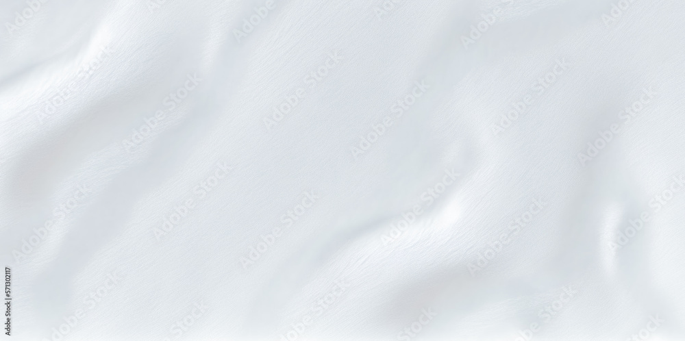 Close up of white satin fabric texture background. Silk fabric texture. Generative AI
