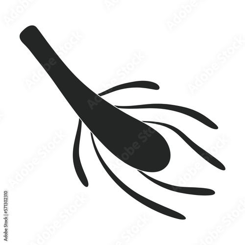 Plankton vector icon.Black vector icon isolated on white background plankton.