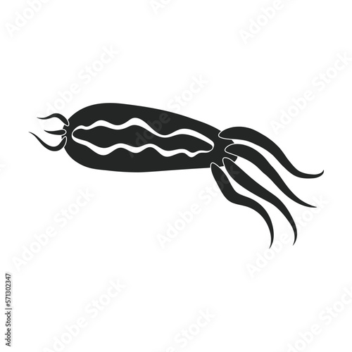 Plankton vector icon.Black vector icon isolated on white background plankton.