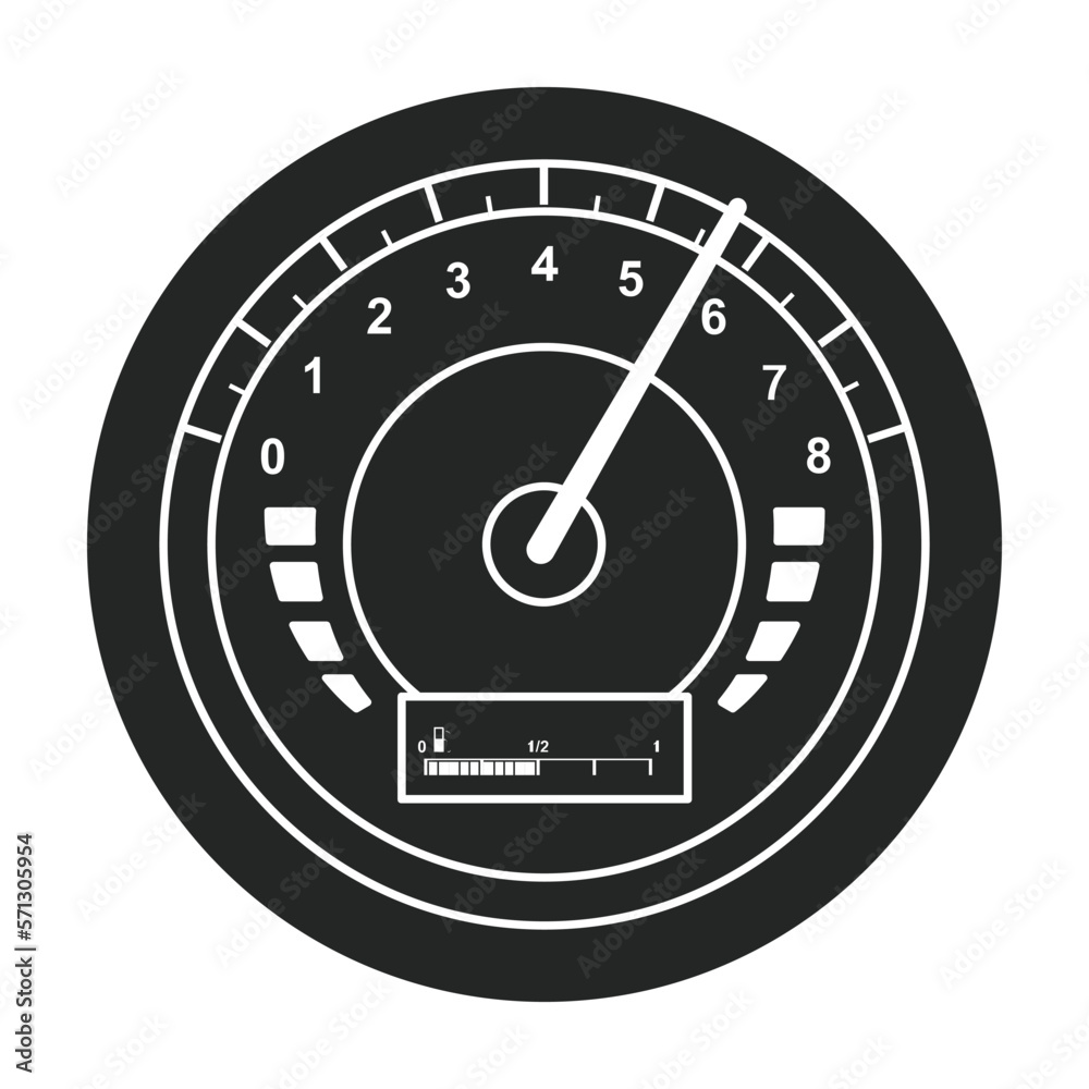 Speedometer vector icon.Black vector icon isolated on white background speed . Speedometer vector icon.Black vector icon isolated on white background speed .