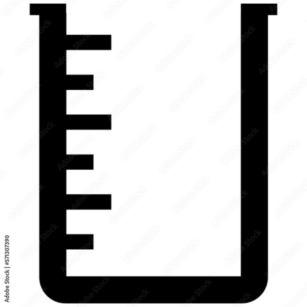 beaker vector, icon, symbol, logo, clipart, isolated. vector illustration. vector illustration isolated on white background.