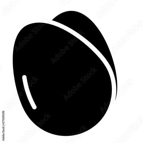 egg glyph icon