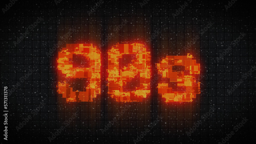 90s text with VHS glitch style 90s text with VHS glitch style