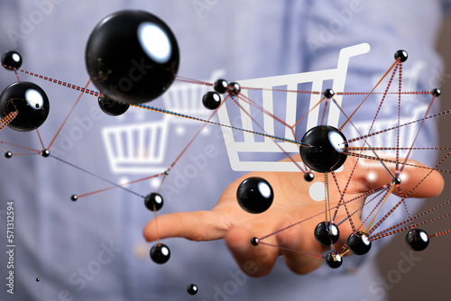 Shopping Cart Flat Design E...