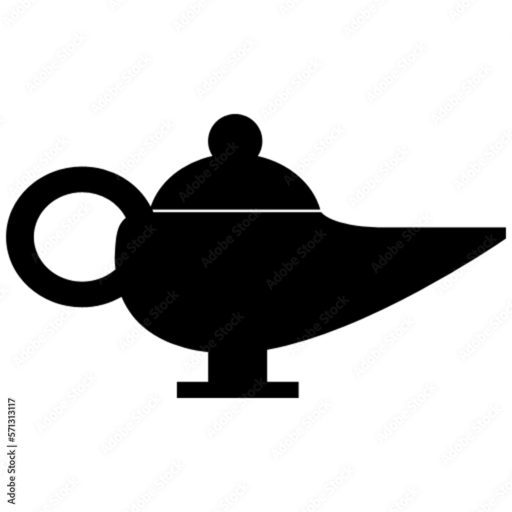 genie lamp vector, icon, symbol, logo, clipart, isolated. vector illustration. vector illustration isolated on white background. genie lamp vector, icon, symbol, logo, clipart, isolated. vector illustration. vector illustration isolated on white background.