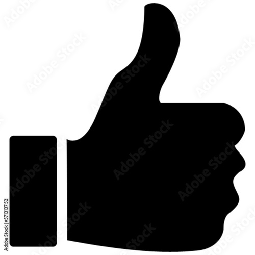 thumb up vector icon symbol logo clipart isolated. vector illustration. vector illustration isolated on white background.