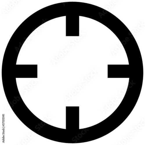 target vector icon symbol logo clipart isolated. vector illustration. vector illustration isolated on white background.