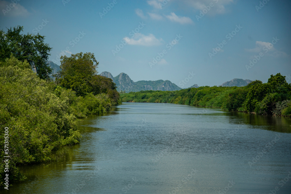 THAILAND PRACHUAP CHA AM LANDSCAPE RIVER THAILAND PRACHUAP CHA AM LANDSCAPE RIVER