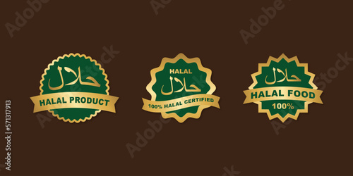Halal, Safe and Reliable with the Halal Icon label design. This icon can be used in various halal product and tourism applications.