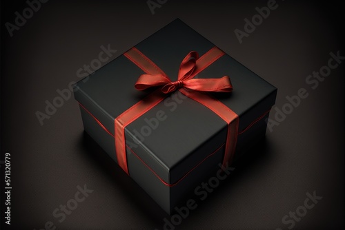 gift box with ribbon