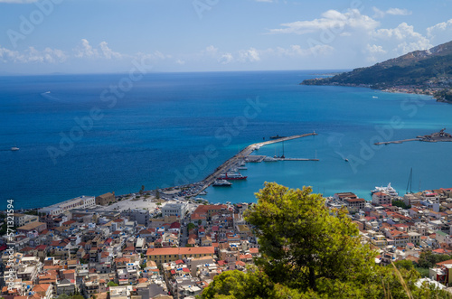 View of the Zakynthos coast