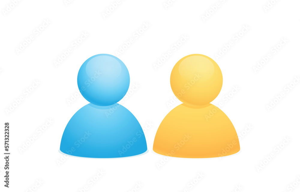 Blank avatar photo placeholder icon. Add or remove user icon. Yellow user icon for UI design. Vector illustration. Blank avatar photo placeholder icon. Add or remove user icon. Yellow user icon for UI design. Vector illustration.
