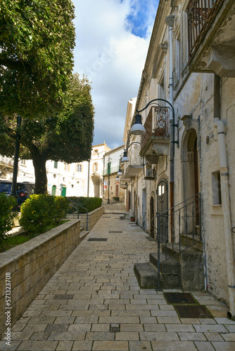 Wallpaper Mural A narrow street between the old houses of Bovino, an ancient town in Puglia, Italy. Torontodigital.ca