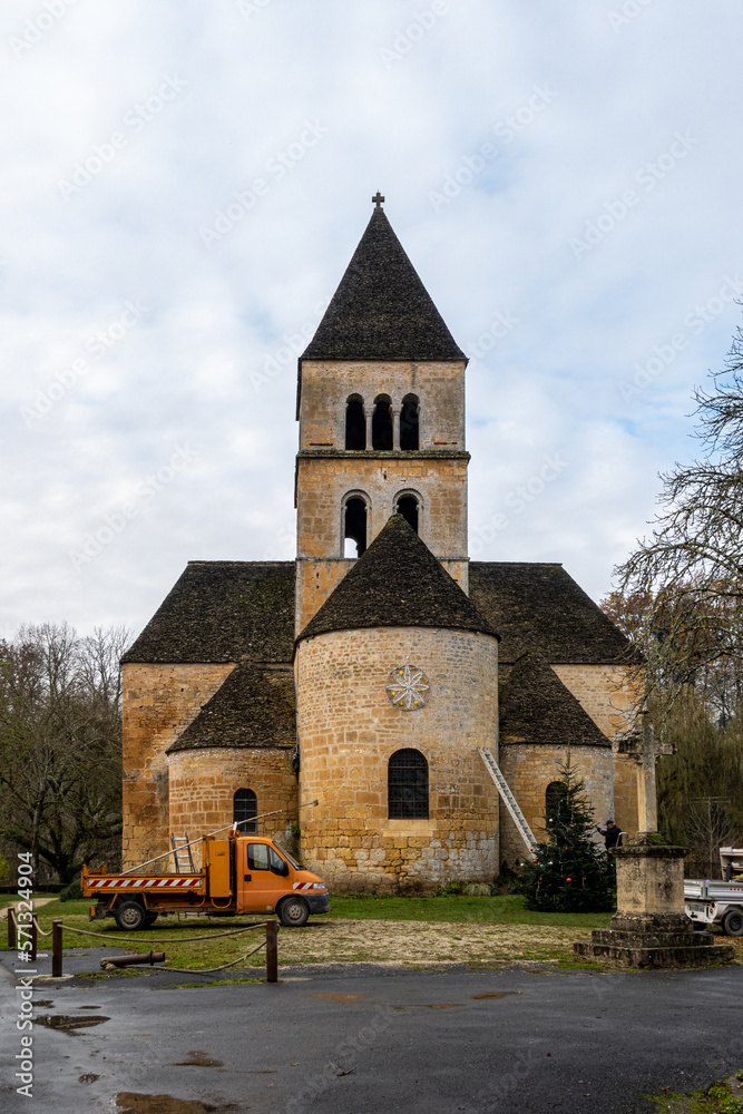 Saint leon sur Vezere is old medieval town, Perigord Noir in Dordogne, France. Saint leon sur Vezere is old medieval town, Perigord Noir in Dordogne, France.