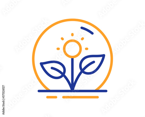 Incubator line icon. Incubate business sign. Startup technology symbol. Colorful thin line outline concept. Linear style incubator icon. Editable stroke. Vector