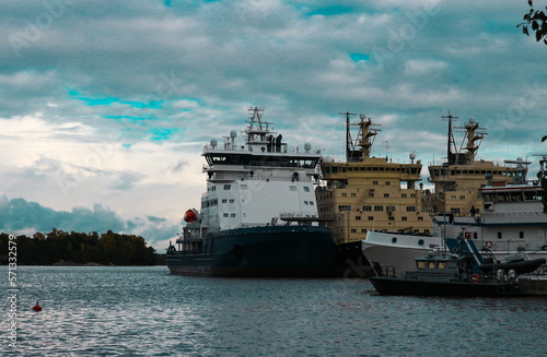 ship in the port