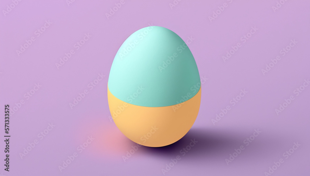 Fototapeta premium Time for chocolate Easter eggs, happy Easter