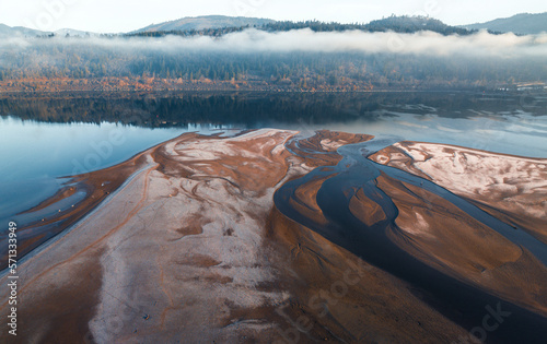 sunrise on the Columbia River Gorge