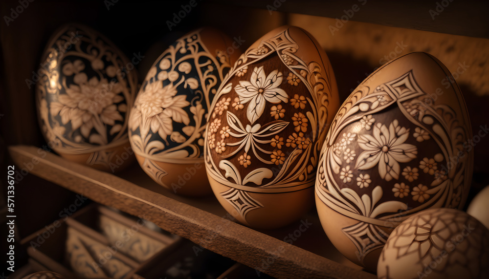 Colorful and Delicious Easter Eggs, GENERATIVE AI Colorful and Delicious Easter Eggs, GENERATIVE AI