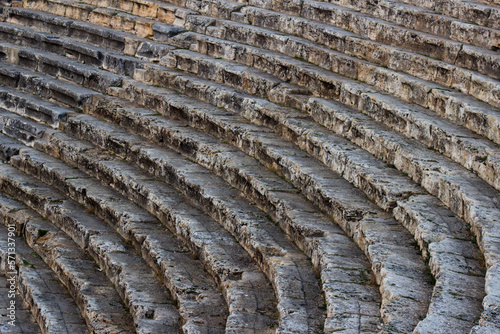 Print op canvas Ancient Roman Amphitheater Stairs
