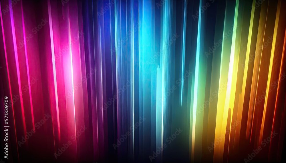 colorful abstract motion light background. generative Ai